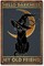 Black Cat Witch Halloween Tin Sign – “Hello Darkness My Old Friend” Retro Metal Wall Art for Home, Bar, Kitchen & Coffee Shop (Black Cat07) 8x12 Inches